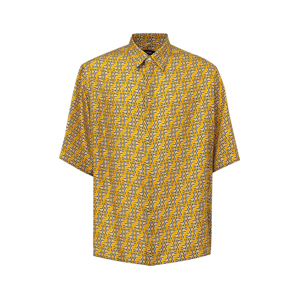 Yellow Silk Shirt