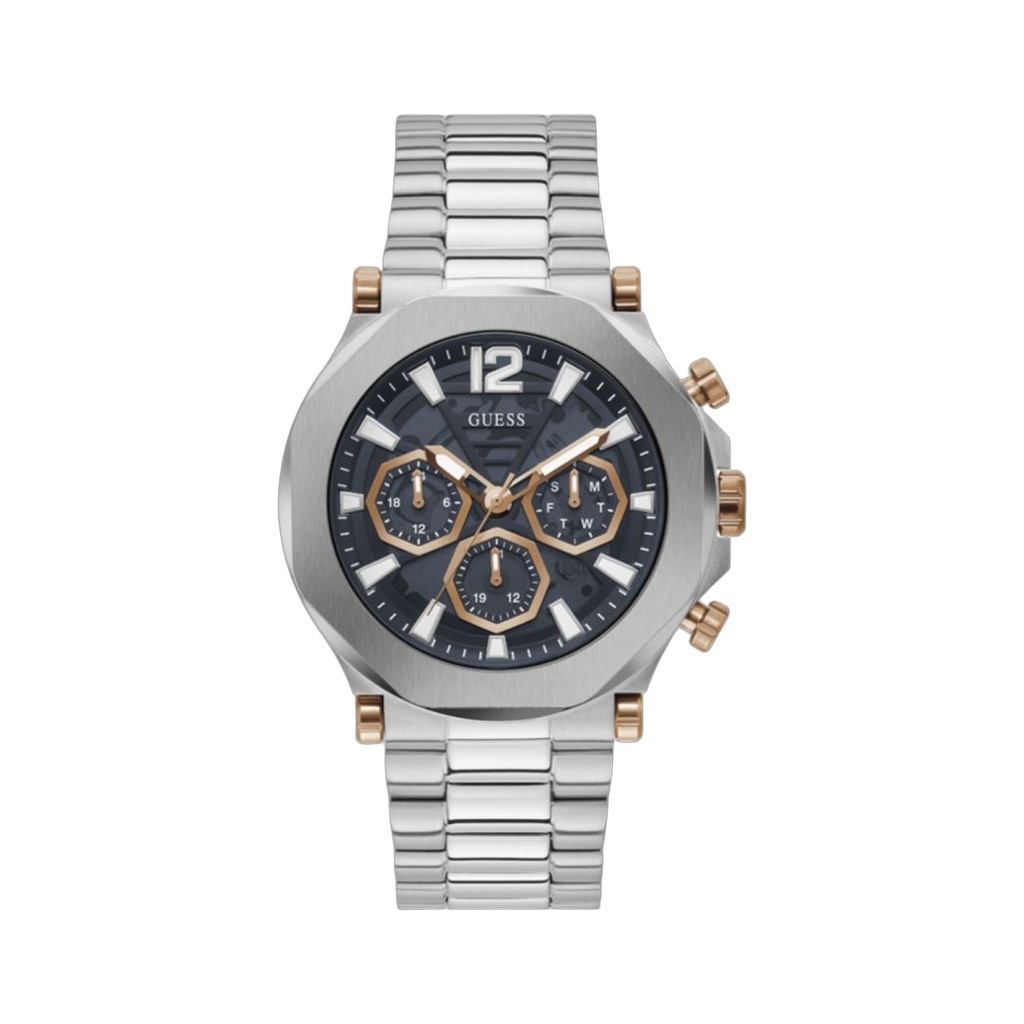 Gray Stainless Steel Dress Watch