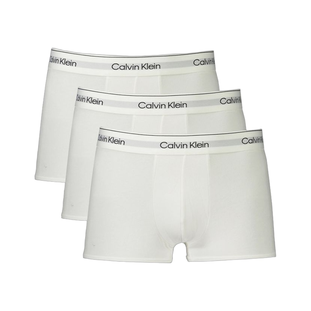 White Cotton Men Boxer