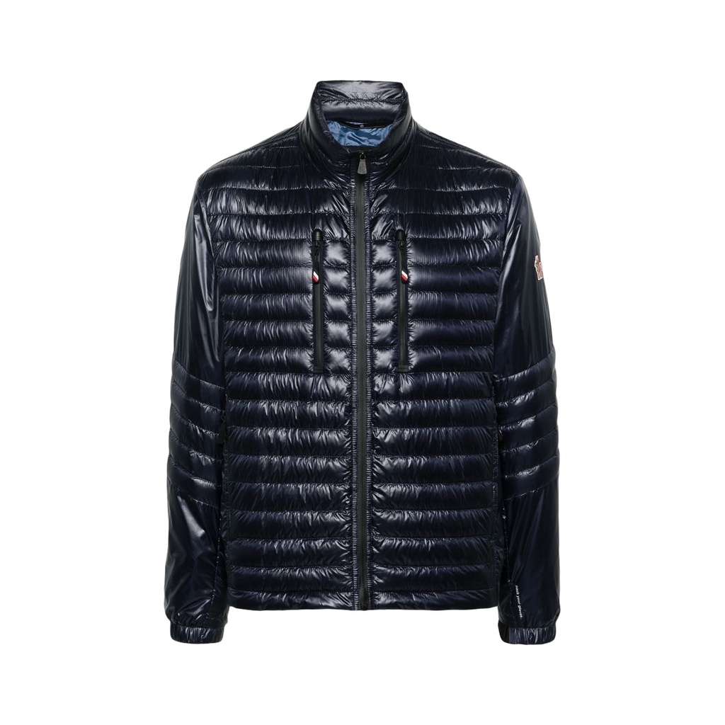 Blue Polyamide Men Jacket