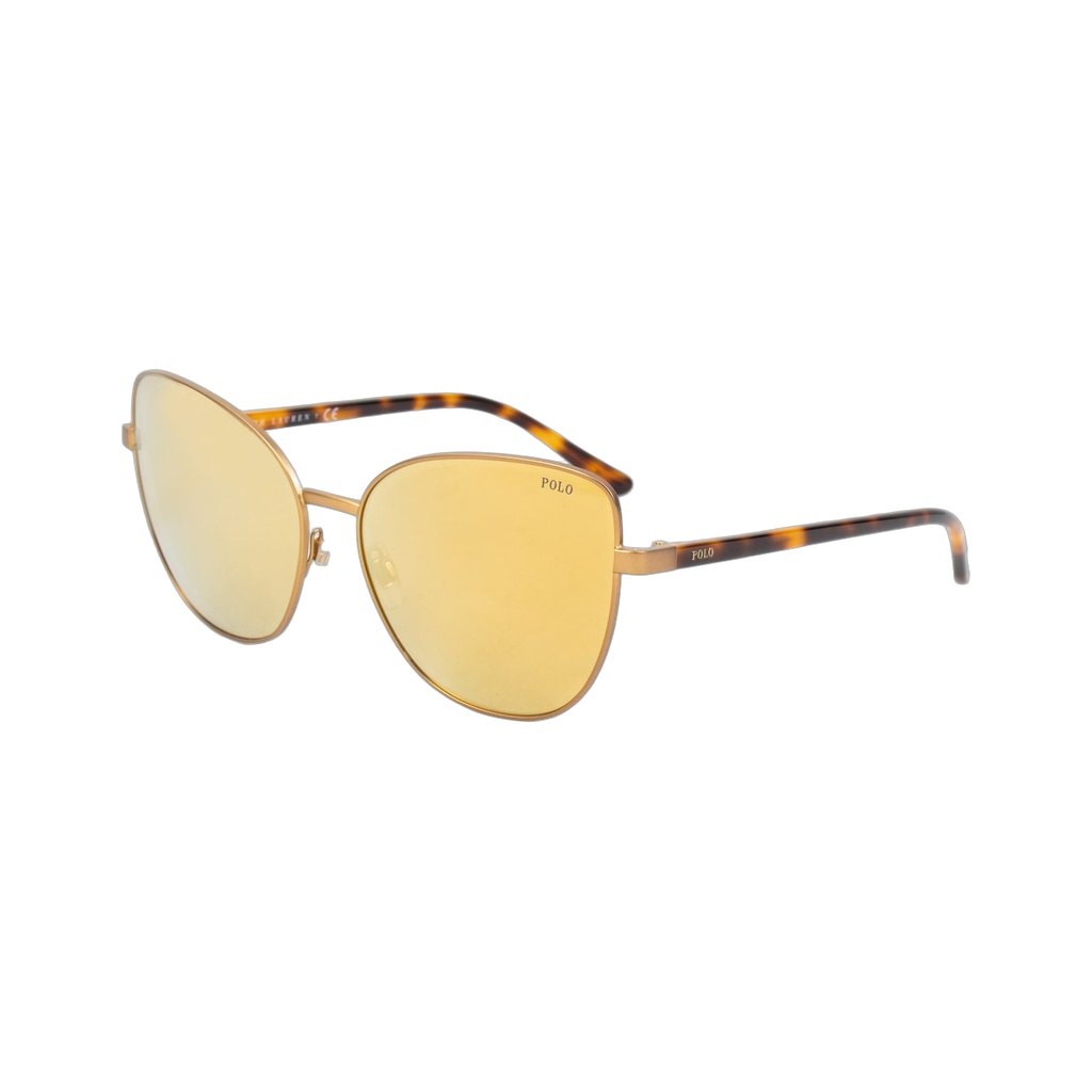 Brown Metal Sunglasses