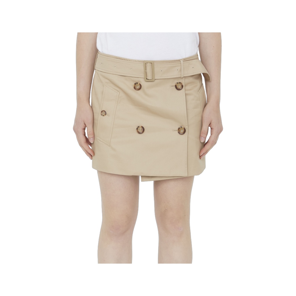 Trench miniskirt