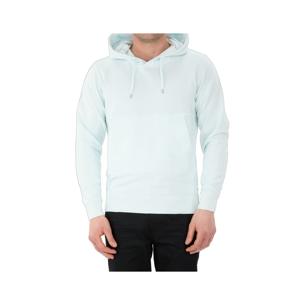 Light-blue hoodie