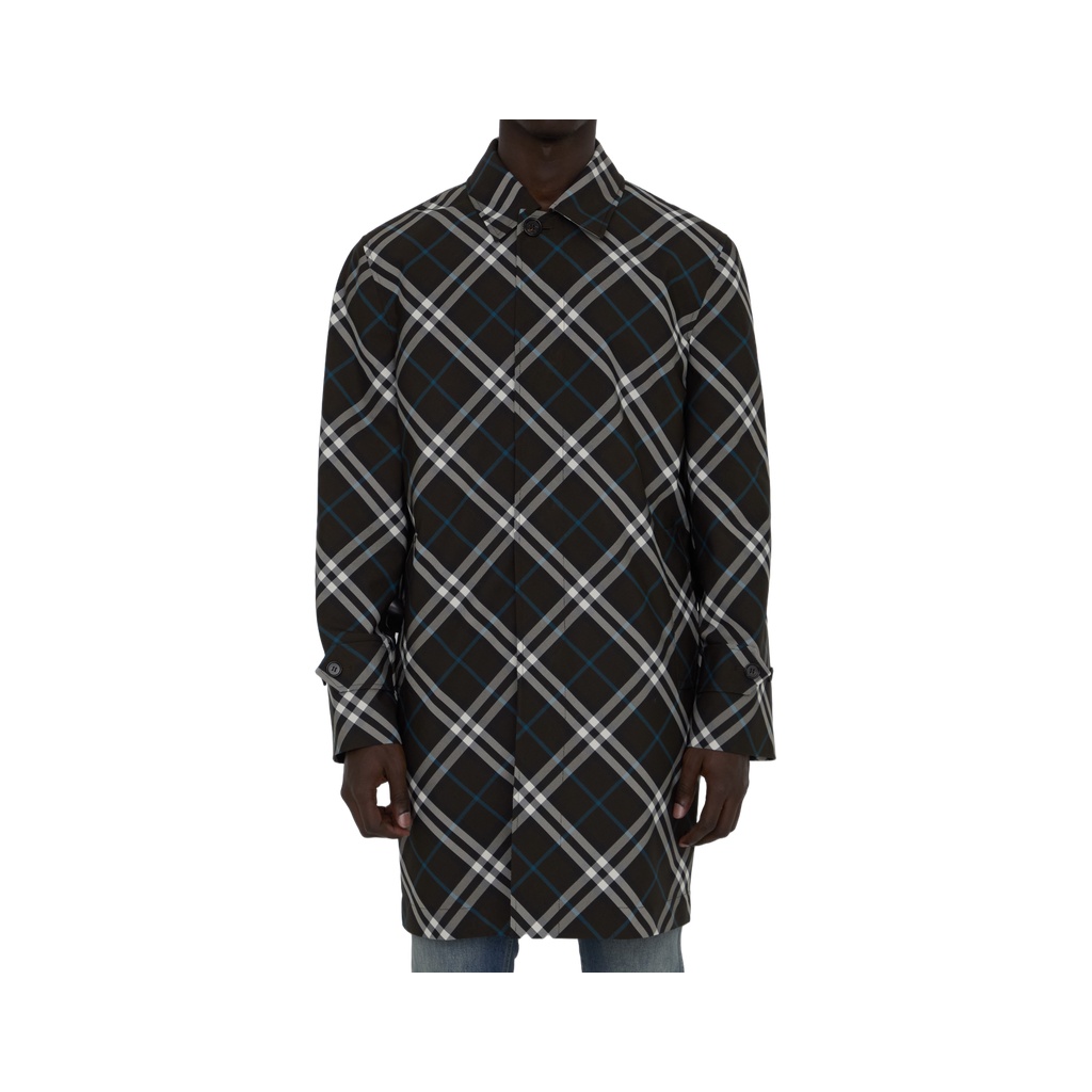 Check medium trench coat