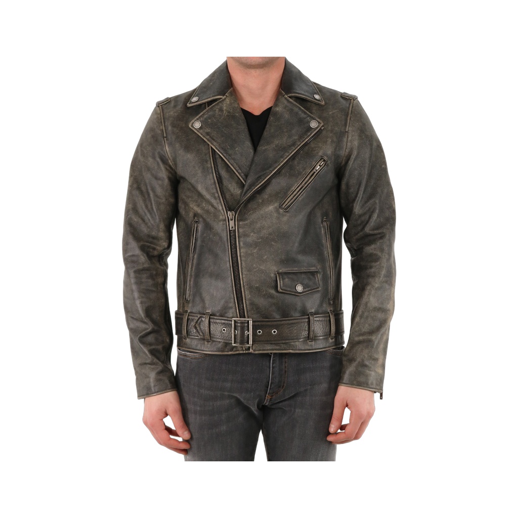Biker leather jacket