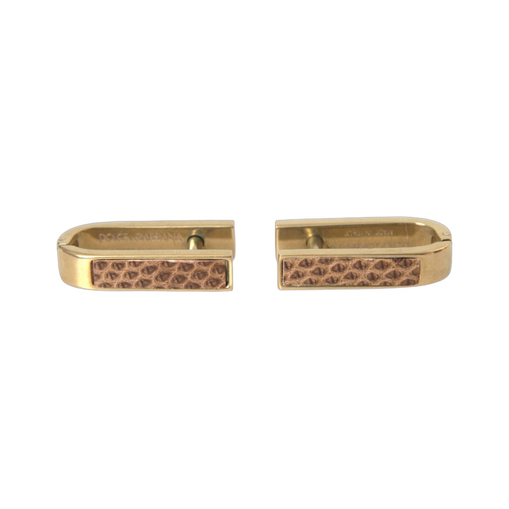 Gold Plated Metal Brass Pin Men Cufflinks