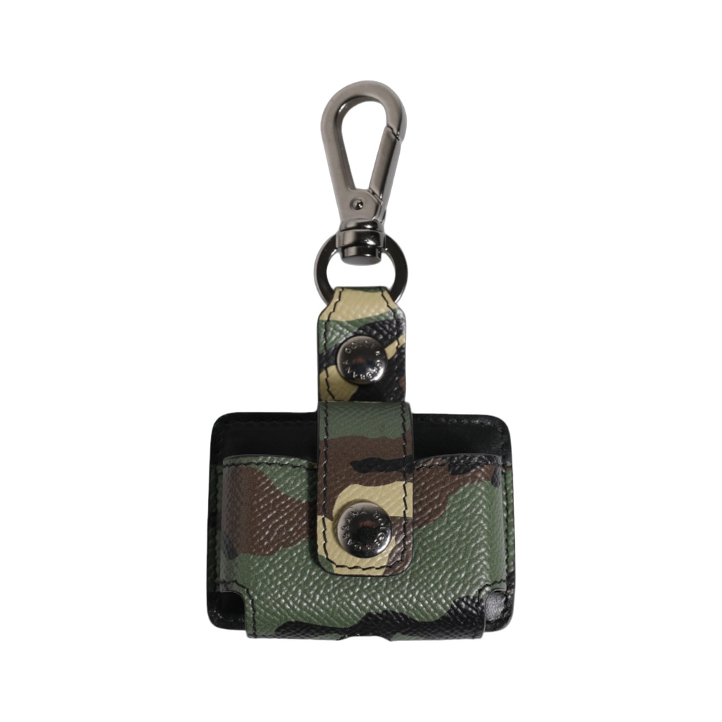Multicolor Camouflage Leather Airpods Case