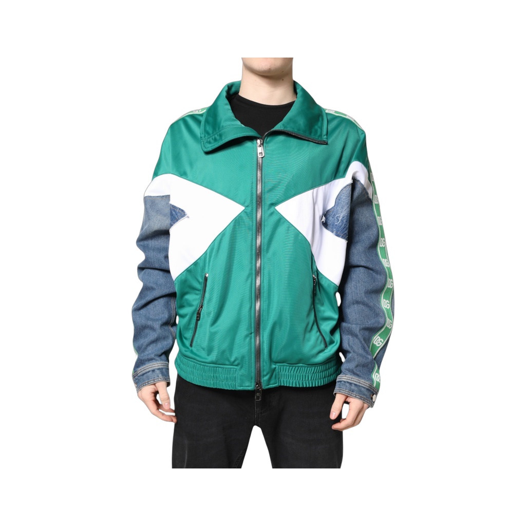 Multicolor Full Zip Windbreaker Jacket