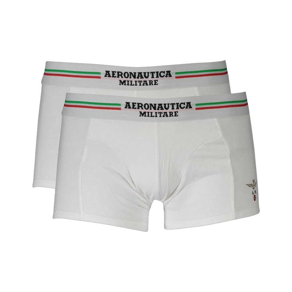 White Cotton Men Boxer