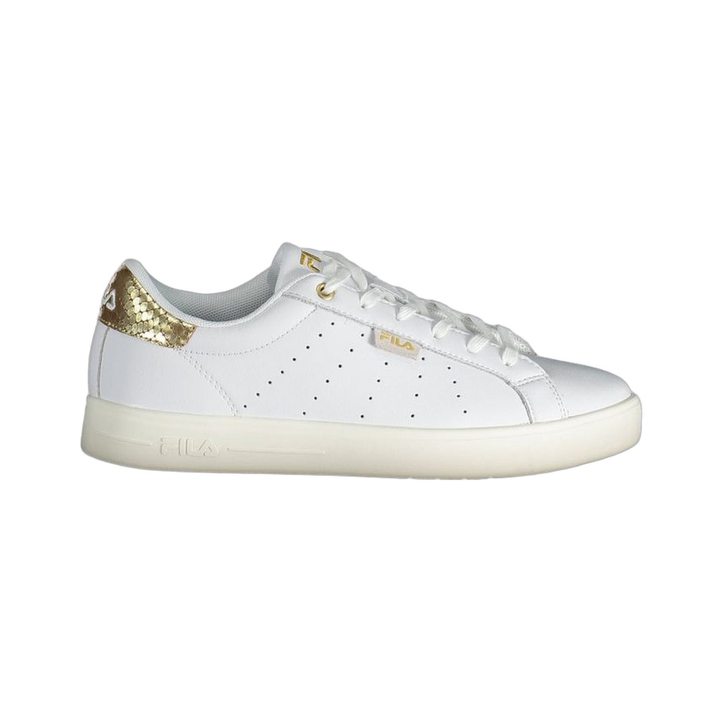 White Leather Women Sneaker
