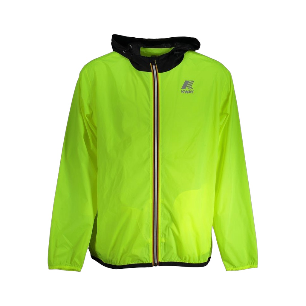 Yellow Polyamide Men Jacket