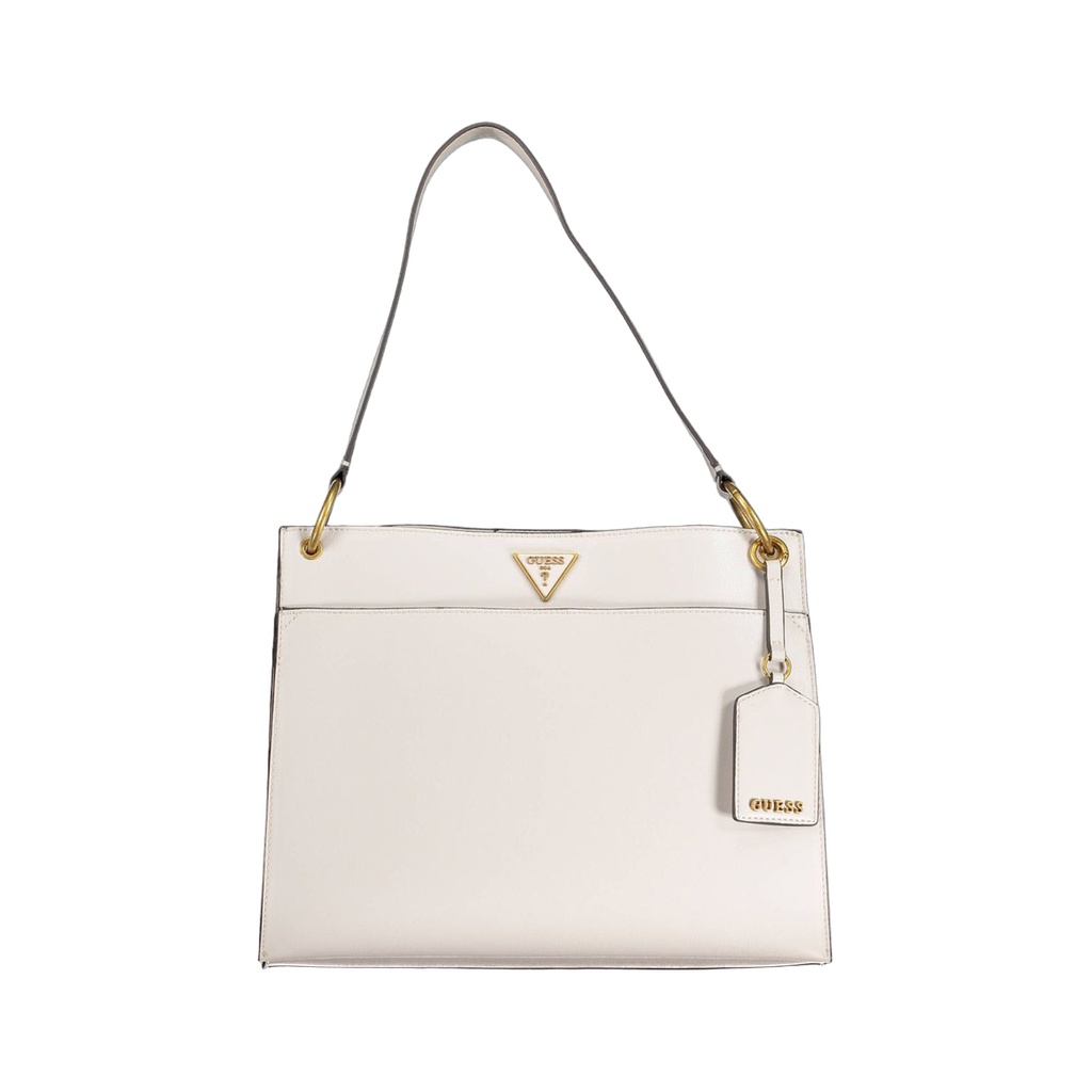 Gray Polyethylene Women Handbag