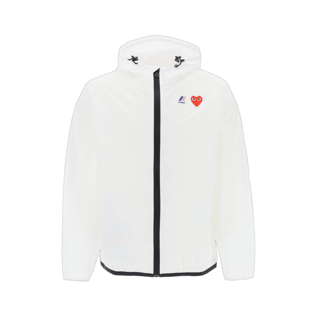 comme des garçons play x k-way ripstop jacket